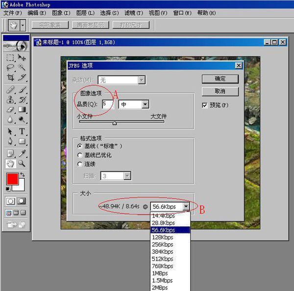 怎样把照片变小(比如从50KB变成30KB)_360问