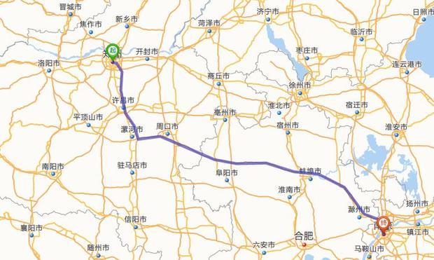 03.23 经过许昌到漯河转宁洛高速到南京. 很给力0