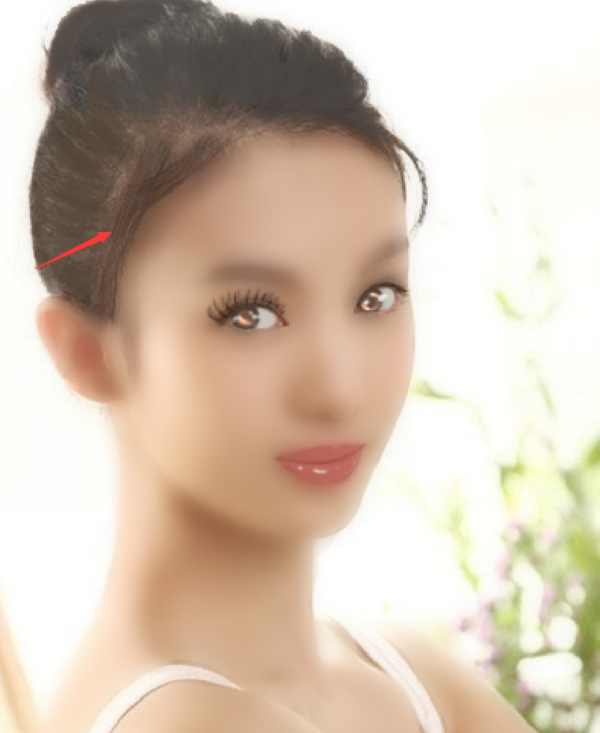 请问ps手绘的时候头发跟睫毛一般选择哪种笔