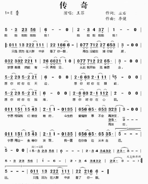 一个关于吉他谱子的问题