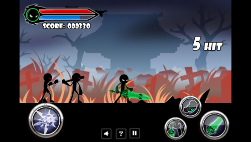 想找一个之前玩的游戏,玩法很像火柴人,动作很