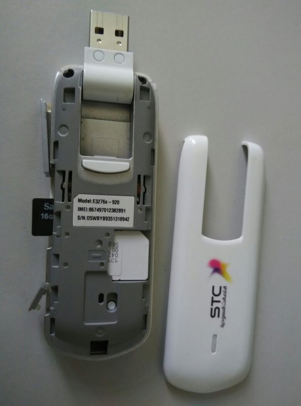 我这个是华为的网卡,在笔记本电脑上可以上网