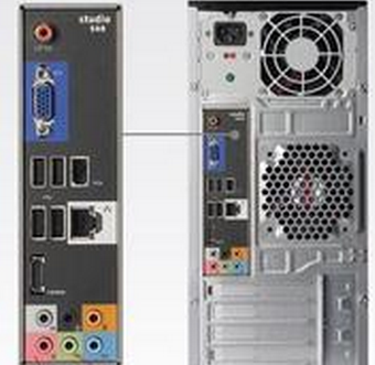 电脑主机上的耳机插口在哪图解_360问答