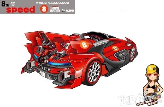 《QQ飞车》八周年纪念A车震撼来袭活动_360