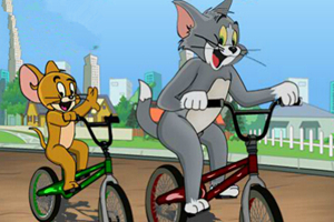 猫和老鼠自行车比赛,猫和老鼠自行车比赛小游