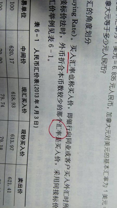 如何理解外币折合本币较少的那个汇率?这个汇