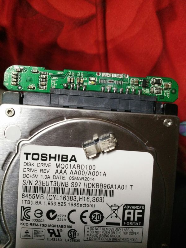 芝小甲虫移动硬盘usb3.0这个端口掉了怎么办,