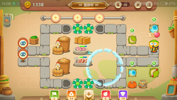 保卫萝卜3手游集市第51关金萝卜通关视频攻略