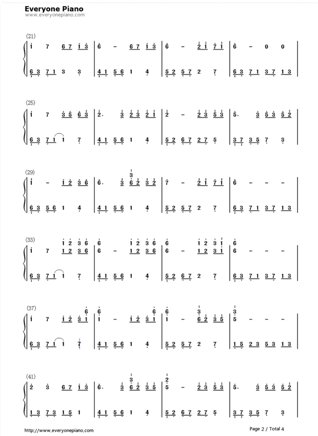 秋日私语陶笛简谱