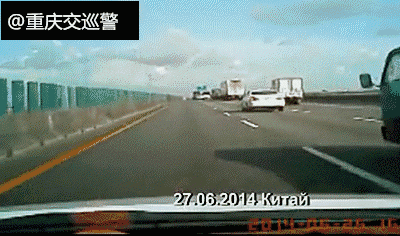 惨烈车祸!为什么要远离大货车 一组动图警示你
