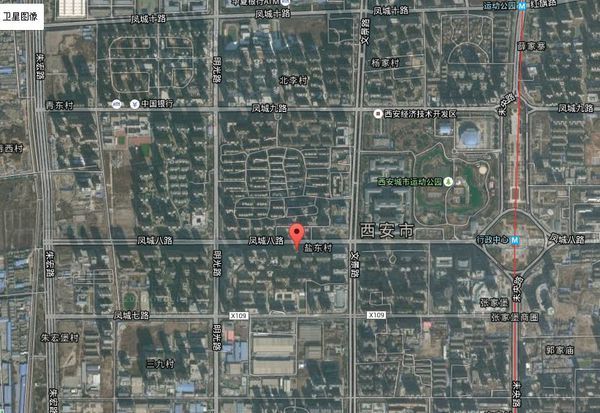 西安未央风城八路国金中心卫星地图_360问答