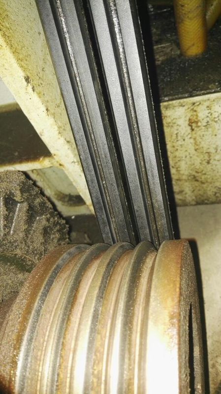 我的数控车床正转转速2000转皮带会发出吱吱