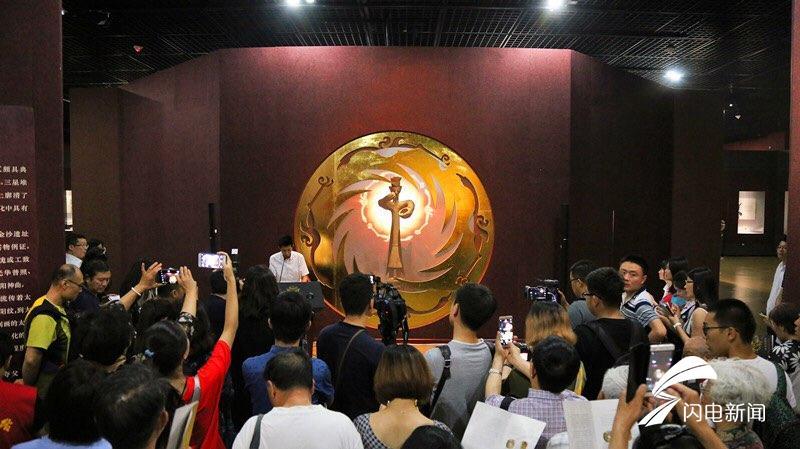 三星堆,金沙遗址出土文物山东博物馆展出 神秘故事引围观