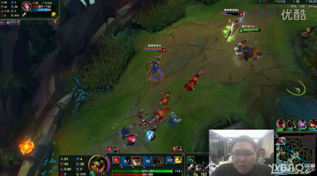 《LOL》PDD直播鳄鱼VS剑姬 前期被打爆心态