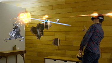 微软尝试推出全息投影黑科技 不戴眼镜也可以玩