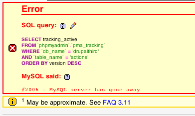 MySQL导入sql脚本错误:2006 解决方法_360问