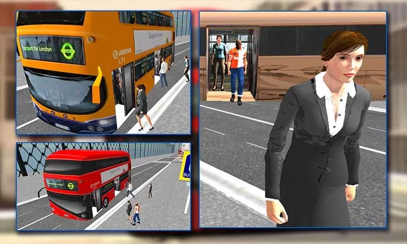 城市公交车司机3D模拟器截图13