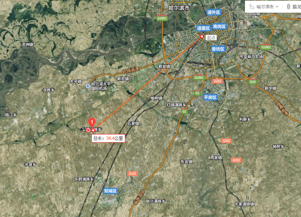 哈尔滨双城区公正乡有利春卫星地图_360问答