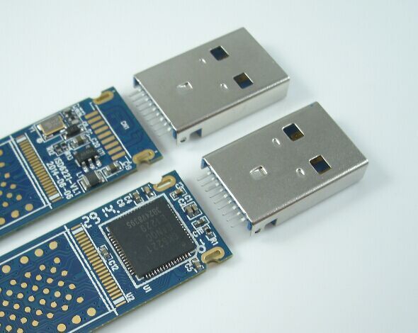 USB3.0 U盘 ,插头和电路板的接线有几根?_36