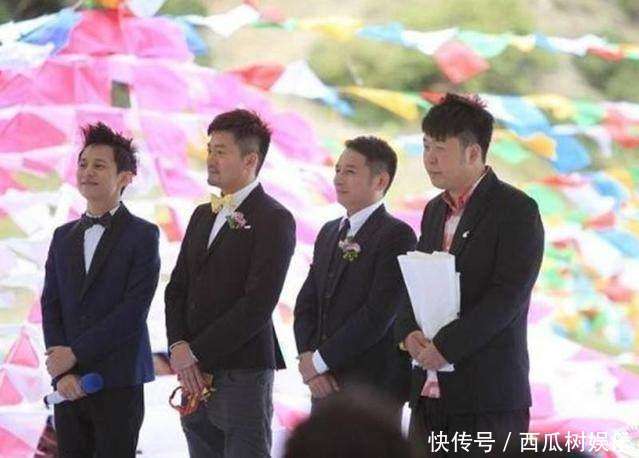 张杰的伴郎团打61分, 陈赫的伴郎团打98分, 唯