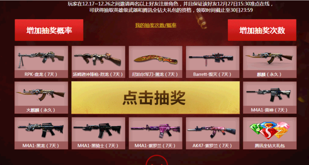 <em>cf</em>绝世豪礼有人领到永久神器吗_360问答