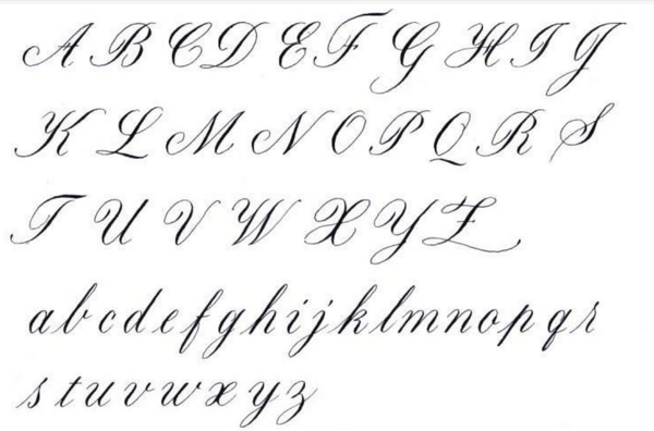 26个英文字母的花体字_360问答