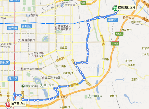 西安270路公交车到曲江新区佳和中心吗_360问