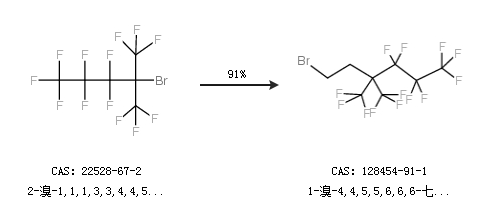 1-溴-4,4,5,5,6,6,6-七氟-3,3-双(三氟甲基)己烷的