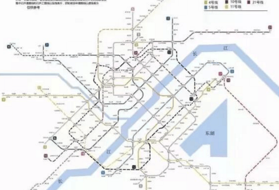 武汉三镇的汉口, 为什么地铁线路这么多, 而其他两镇相形见绌?