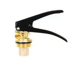 1kg灭火器都是向下按吗?有没有向上提喷射的