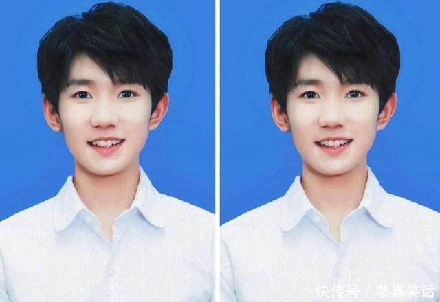易烊千玺的证件照,周锐的证件照,王俊凯的证件照,还是不一样的