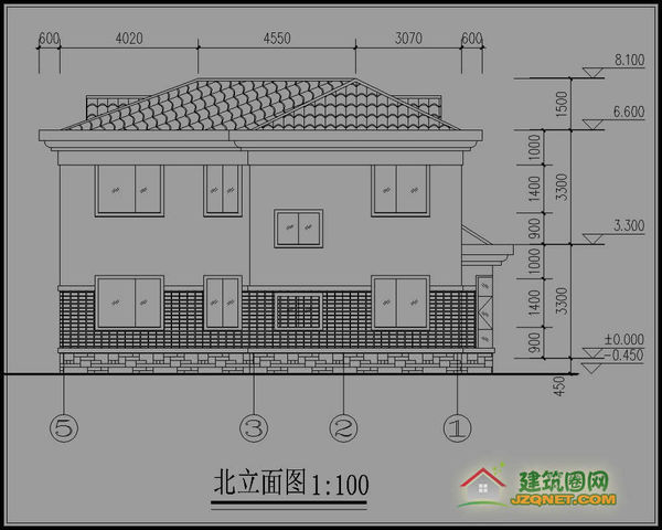 二层农村别墅设计图方案,农村别墅一般造价是多少