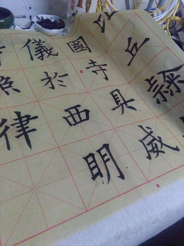 求30张米字格练字照片,不要好看的,写的一般的