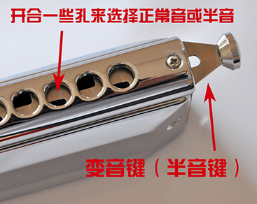 口琴中半音键是什么意思_360问答