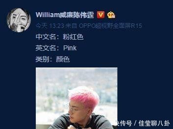 男星粉色发型 罗志祥颜值暴增, 吴亦凡帅气, 鹿