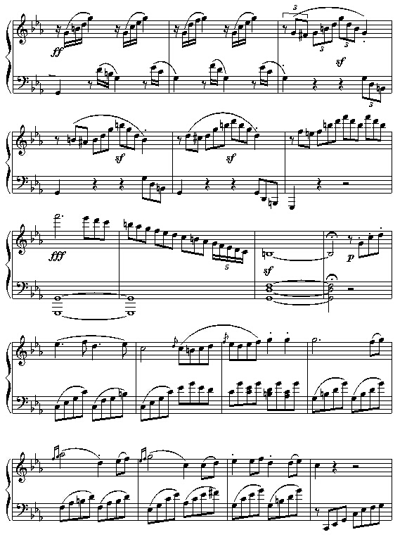 求贝多芬悲怆第三章mp3和钢琴谱!_360问答