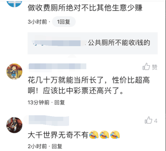 女子三十万买了一个公共厕所, 商家: 事情不是这样讲的