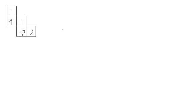 这是一个小立方块几何体的俯视图正方形中的数