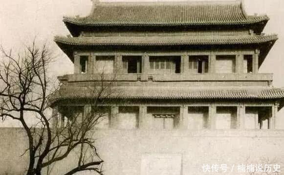 老北京城的照片,图4是朝阳门,图8是德胜门