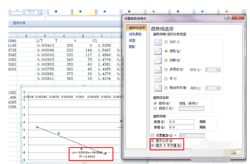 如何用EXCEL制作,并计算线性相关系数和散点