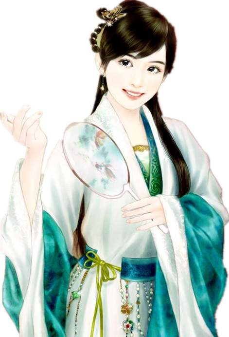 古风手绘美男立绘_手绘