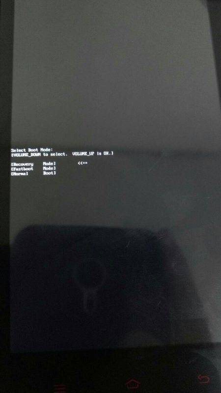 红米1s移动4g版,进不去rcovery模式 到第二个画