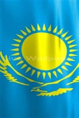 哈萨克斯坦国旗主题壁纸