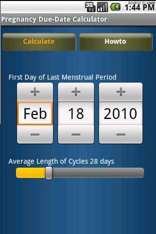 怀孕生产期计算器截图1