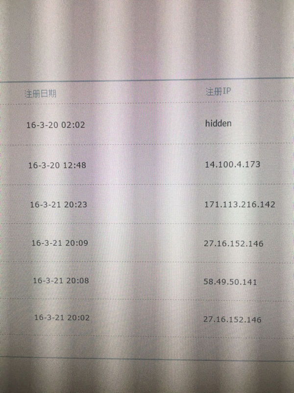 坛就有很多垃圾会员注册,前天还更改了密码,谁