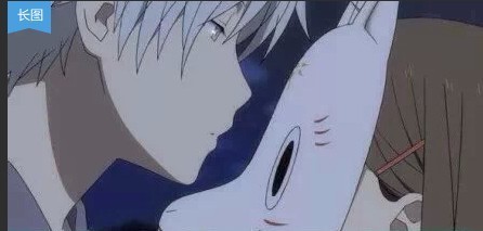 和服的男孩和一个橘黄色<em>头发小女孩</em>的日本动漫