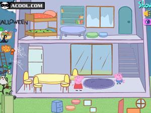 粉红猪装扮房间,粉红猪装扮房间小游戏,360小