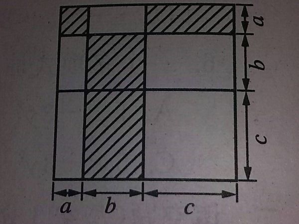 帮个忙啦,欧巴 列代数式:用两种方法表示图中阴