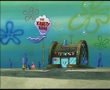 名称:蟹堡王(一称"蟹宝王") 英文:krusty krab 分类:餐厅(canteen)