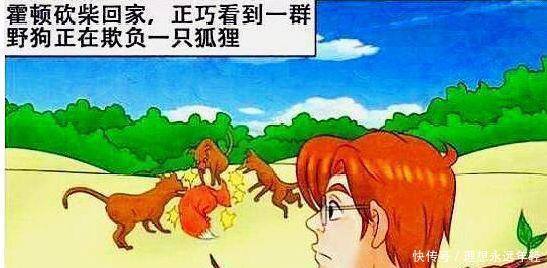 搞笑漫画:狐狸精报恩美女前来变成,霍顿难以忍漫画食堂深夜卷16图片